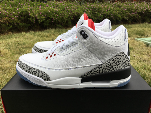 Air Jordan 3 White Cement NRG Free Throw Line